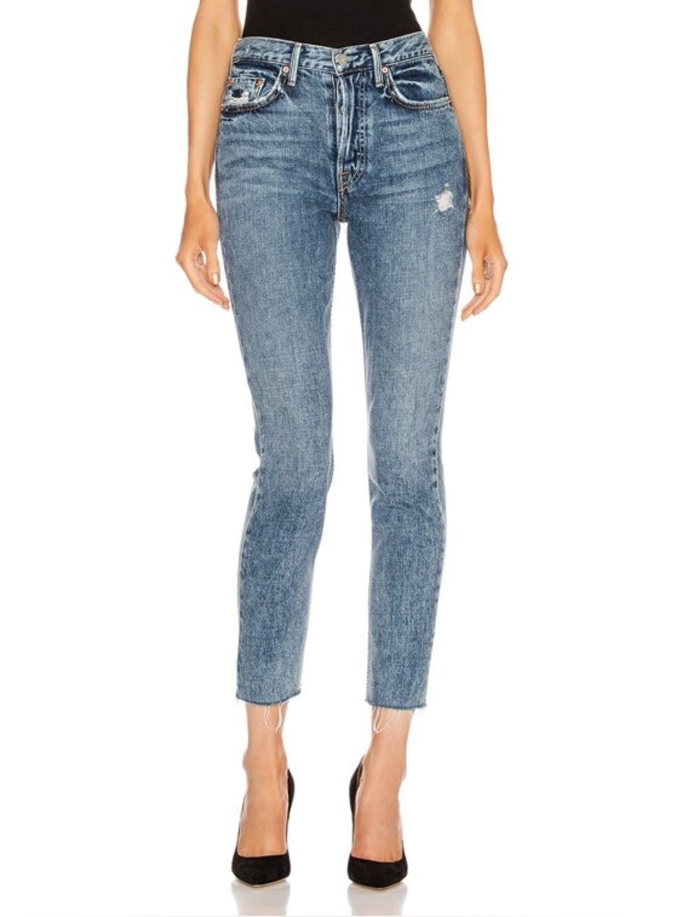 GRLFRND Karolina Jeans – Almost Gone Wash – Size 25